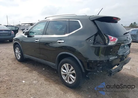 2016 Nissan Rogue Sv from USA, damaged, VIN KNMAT2MT9GP715419